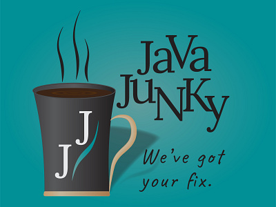 Java Junky branding coffee shop daily logo challenge graphic design logo typography