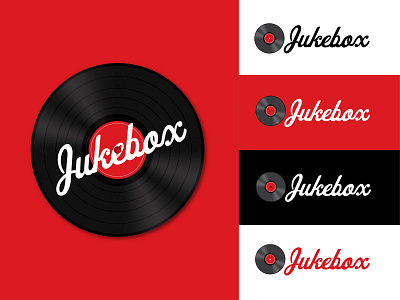 Jukebox branding daily logo challenge logo music streaming app