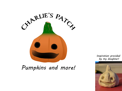 Charlie's Patch all in the family branding graphic design logo pumpkin patch weekly warm up