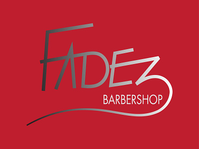 Fadez Barbershop barbershop branding daily logo challenge graphic design logo typography