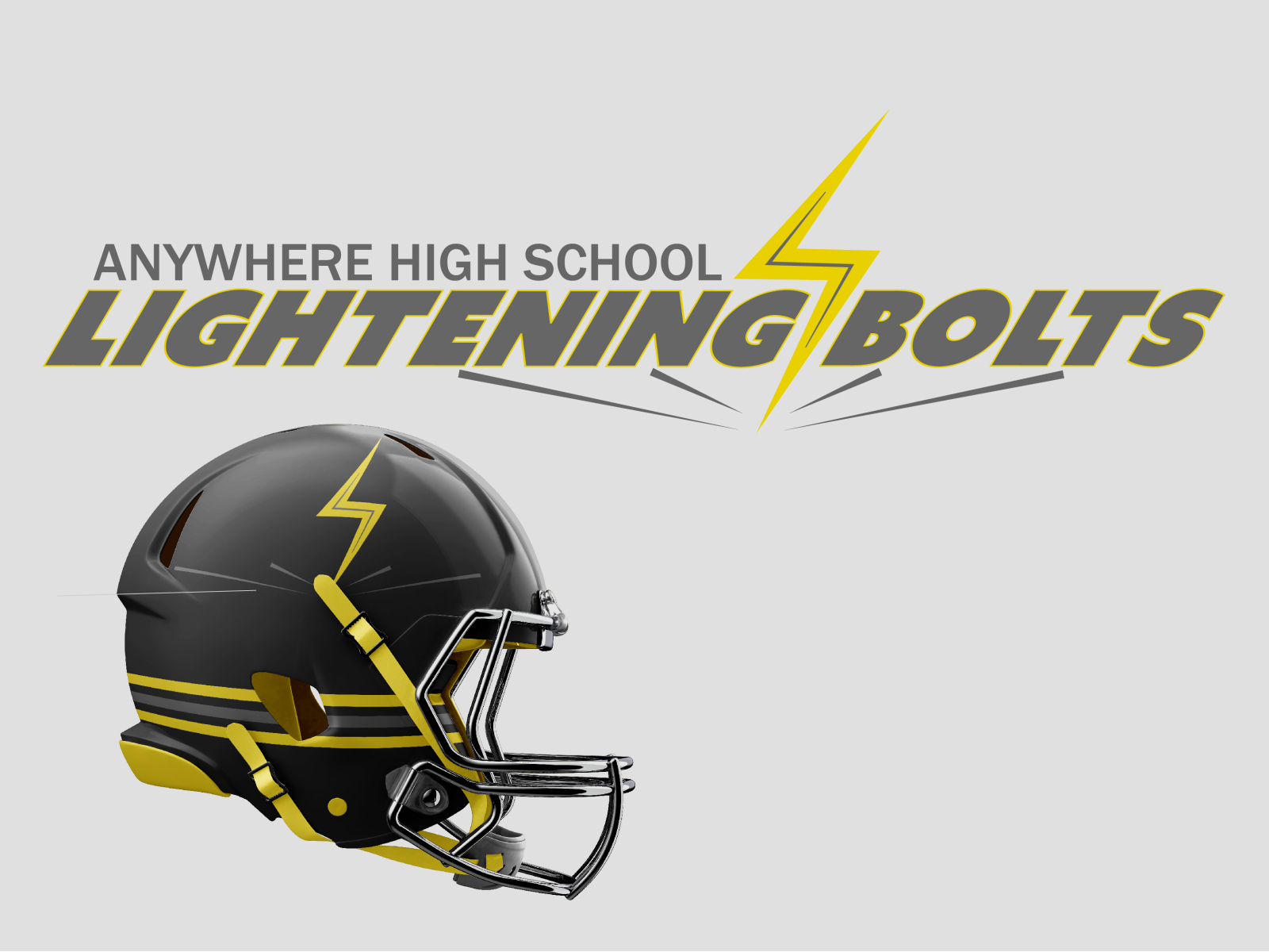 Lightening Bolts Football by Karen Griffin on Dribbble