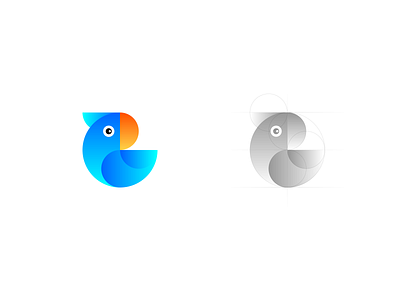 Bird branding illustration logo