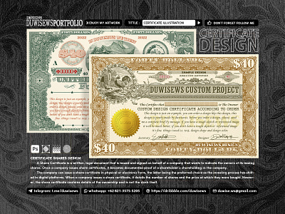 currency design template
