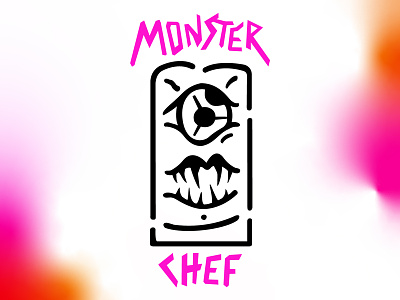 Monster Chef branding chef graphic deisgn identity logo mark monster typography vector