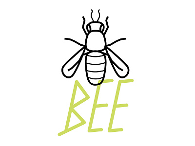 Bee ag agriculture bee beneficial benefit font good graphic design honey illustration insect logo mark type typography vector