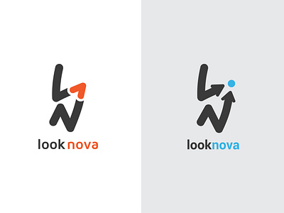 LookNova Concepts branding communications design graphic design identity illustration logo look mark nova triangle type vector