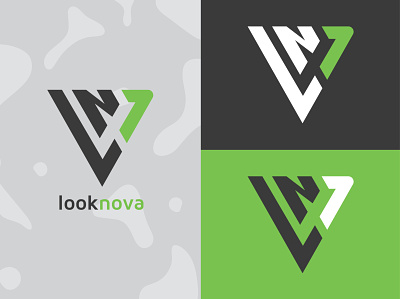 LookNova Identity branding communications design graphic design identity illustration logo look mark nova triangle typography vector