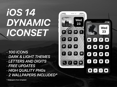 iOS14 Dynamic Icon Set apple apple design apple icons homescreen iconset iconsets ios14 ioshomescreen shortcuts