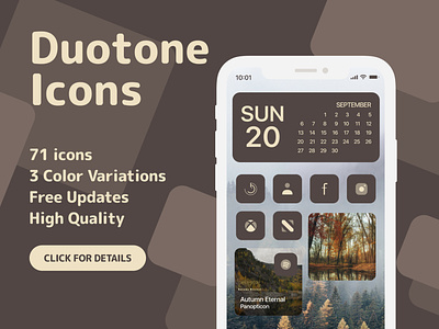 Duotone Icons for iOS14 - Autumn