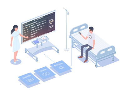 Medical scene illustrations 6