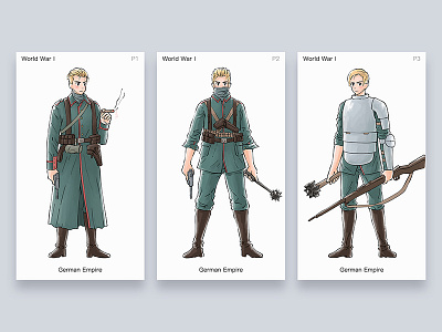 Character illustration - World war I - German Empire