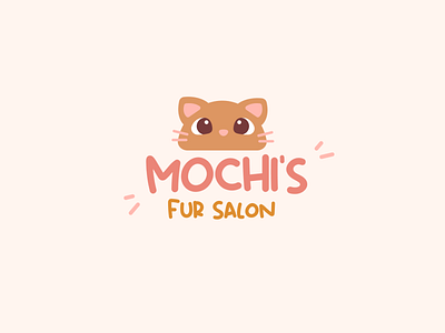 Pet Salon Logo branding cartoon character cute design illustration logo vector