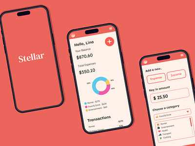 Stellar | Budgeting App UI