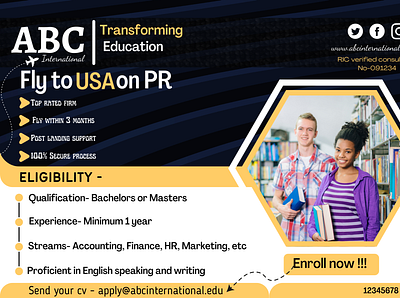 Educational Flyer (landscape) adobe photoshop advertising banners best design branding brochure design creative designs flyer design logo promotional graphics website landing pages