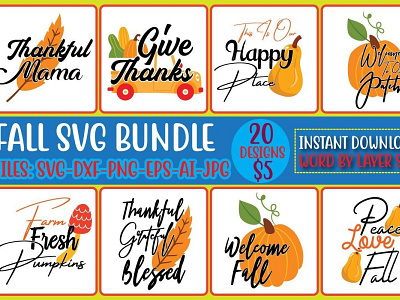 Fall Svg Bundle