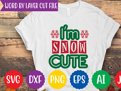 I'm Snow Cute Svg Cut File