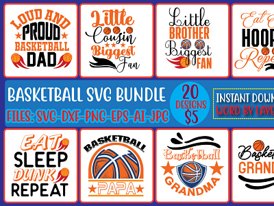 Basketball Svg Bundle