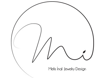Melis İnal Jewelry Design black jewelry logo logo design