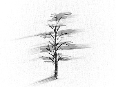 Just a tree. brushes bw photoshop tree