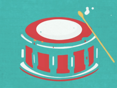 drum roll please 2d drum illustration motion
