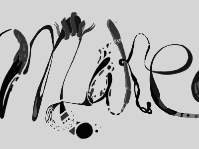 Make (black) cel illustration type