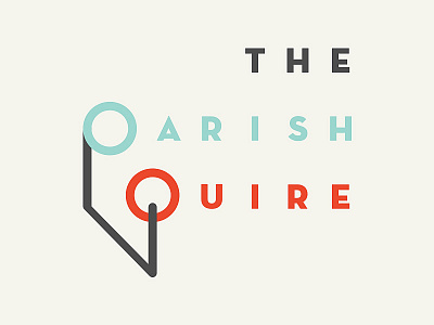 The Parish Quire Logo 2 logo music note quire type