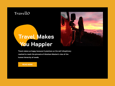 Travel landing page