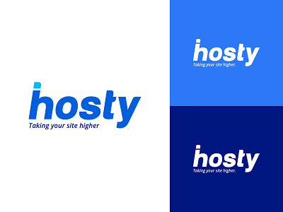 Hosty brand brand design branding hosting hosty icon logo monogram startup