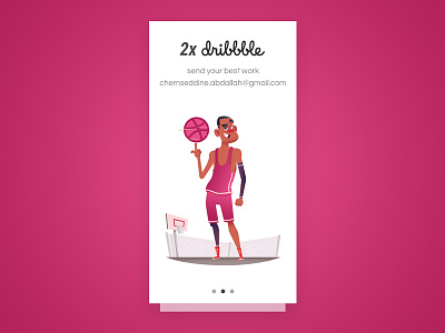 2x Dribbble invites design dribbble giveaway invitation invite invites iphone ui ux