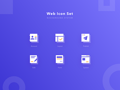 Icon Set background system icon icon design iconset website