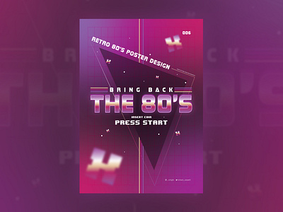 Retro 80's Style Poster Design - Adobe Illustrator Tutorial abstract adobe illustrator advert design illustration poster poster design posters retro vector vector art vector artwork vector artworks vintage