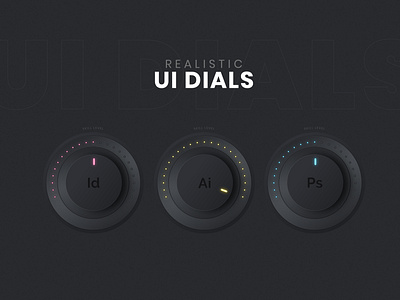 UI Dial Design - Adobe Illustrator Tutorial design illustration ui ui ux ui design uidesign uiux user interface userinterface vector vector art