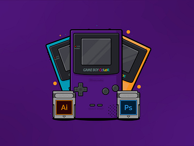 Nintendo Game Boy - Adobe Illustrator Tutorial