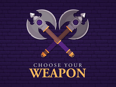 Illustrator Axes - Game Weapon Design adobe adobe illustrator design digital fortnite game art games gaming illustration logo ui ux vector vector art vector artwork vector artworks web