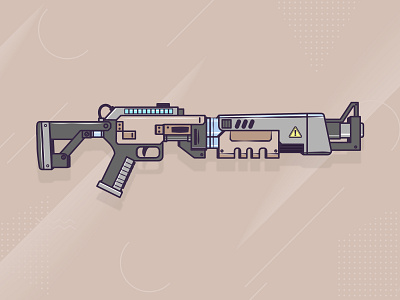 Fortnite Shotgun in Adobe Illustrator