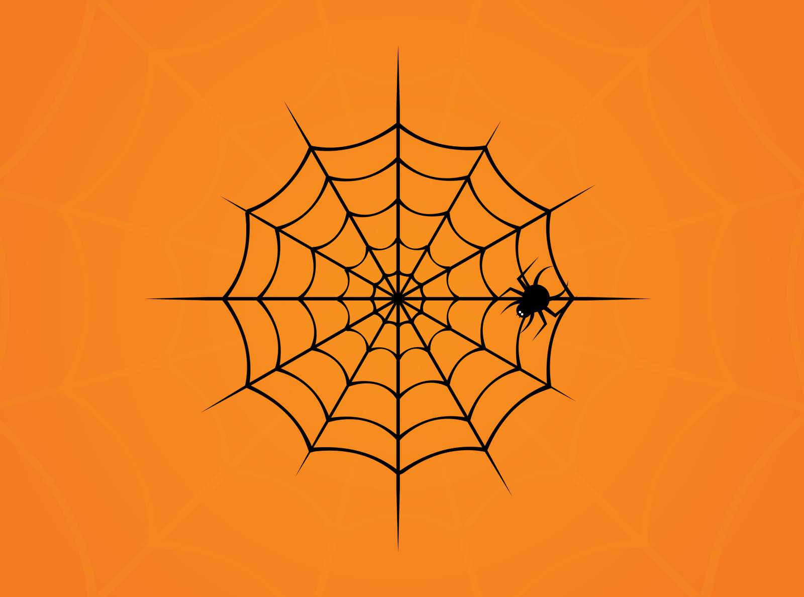 Halloween Spiders Web in Adobe Illustrator by Richard Carpenter on Dribbble