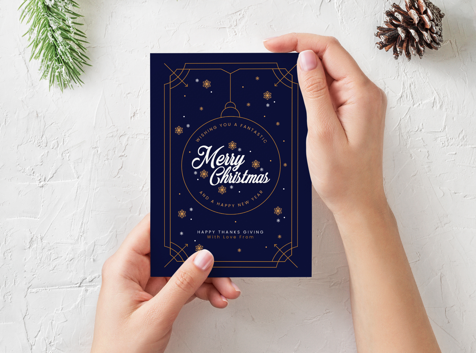 Download Christmas Card Design Adobe Illustrator Tutorial By Richard Carpenter On Dribbble PSD Mockup Templates