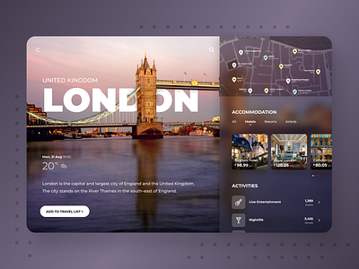Travel Cities Concept Design australia card cards ui desktop hotels lax london los angeles map masking sydney travel travel app typography uidesing united kingdom united states uxdesign weather