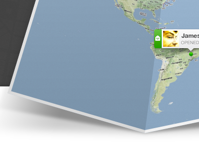 Land ahoy! campaign monitor google maps map realtime