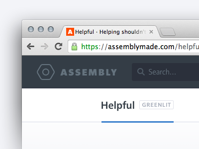 Assembly — Navigation bar states asm assembly idea minimalist nav navigation product search
