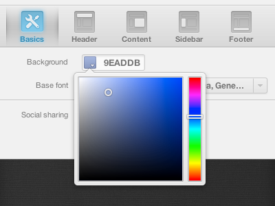 Custom colour-picker