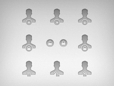 User privilege icon ideas glyph icon permissions user