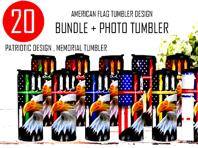 American Heroes Memorial Photo Tumbler Bundle