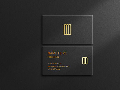 Realistic Luxury Business Card Mockup branding desi design graphic design illustration logo typography ui ux vector