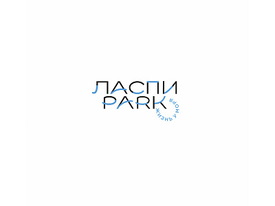 ЛАСПИ Park design logo logotype vector