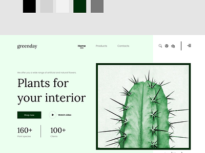 GreenDay design figma illustration ui ux vector web design