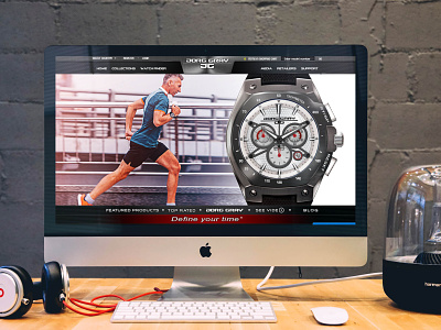 Jorg Gray Watch Collection Home Page animation app app animation branding character design designs logo screen design ui