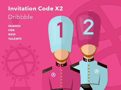 Dribbble Invitation Code X2 code invitation