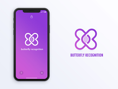 Butterfly recongntion logo