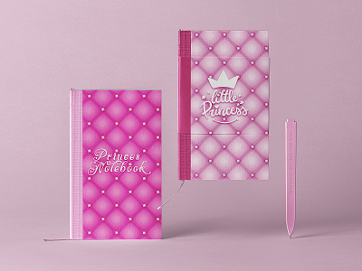Princess Notebook branding design graphic design illustration logo vector